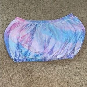 Cotton candy bandeau